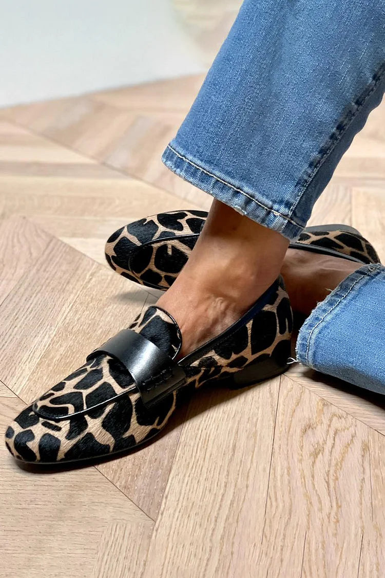 Kyra™ | Animal Print Loafers