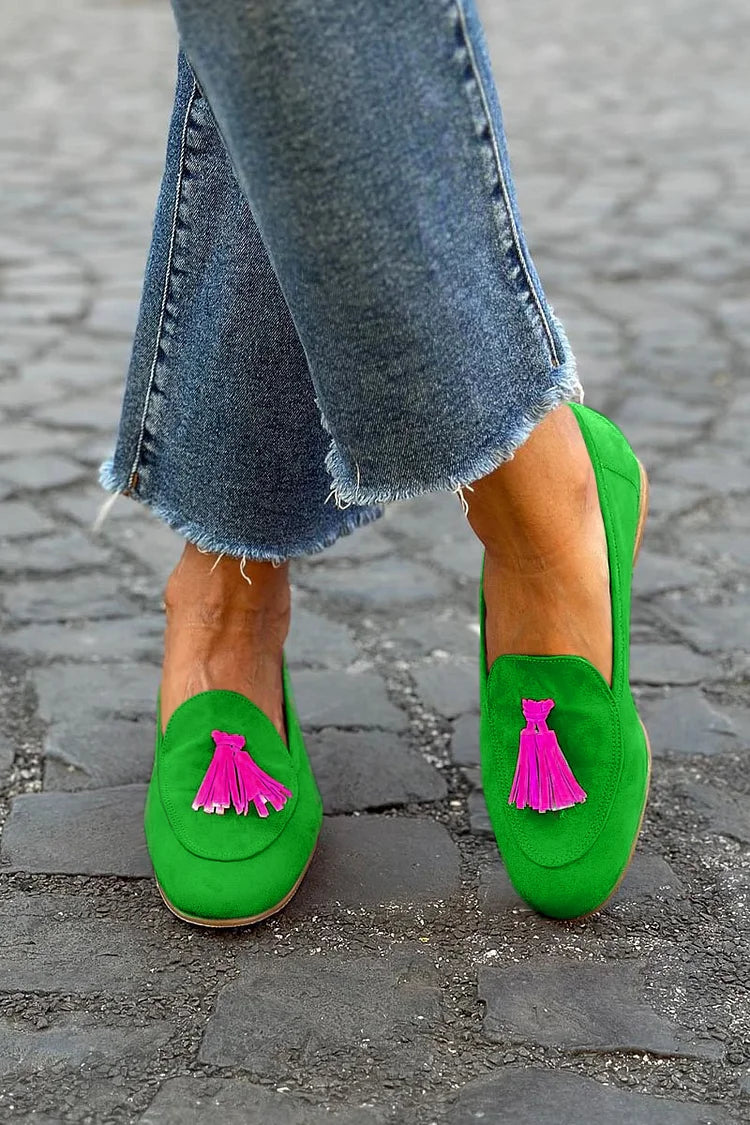 Syra™ | Tassel Accent Loafers
