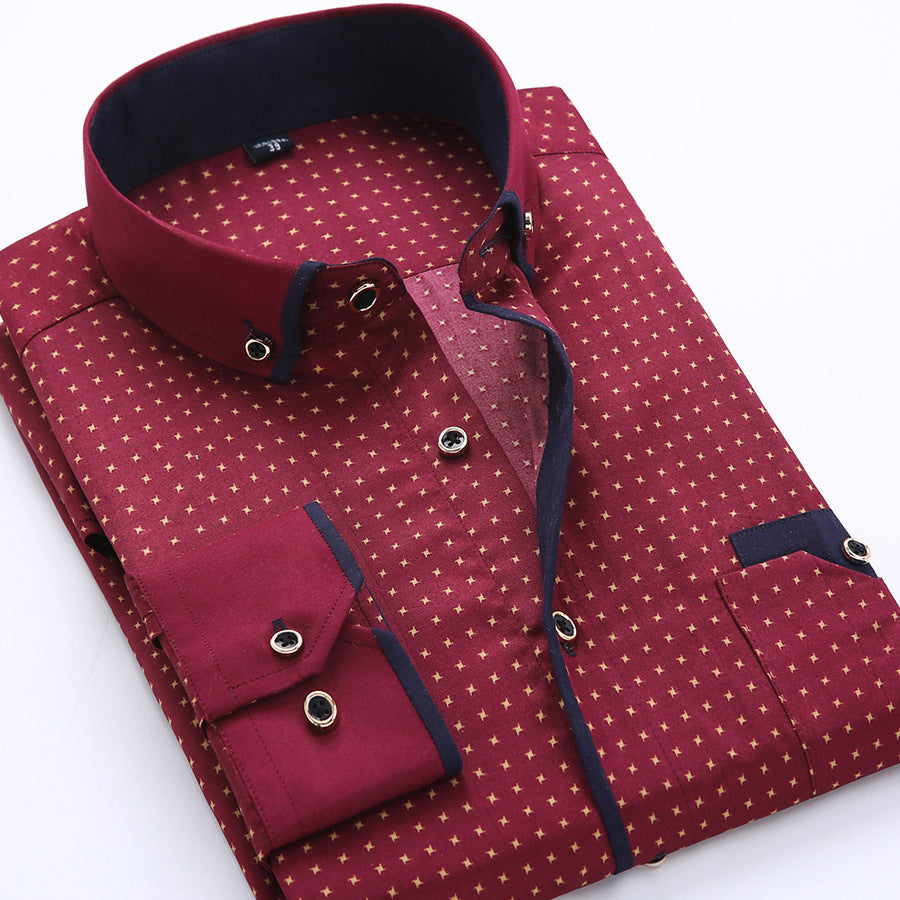 Men's Classic Fit Shirt - Wrinkle Resistant, Lightweight