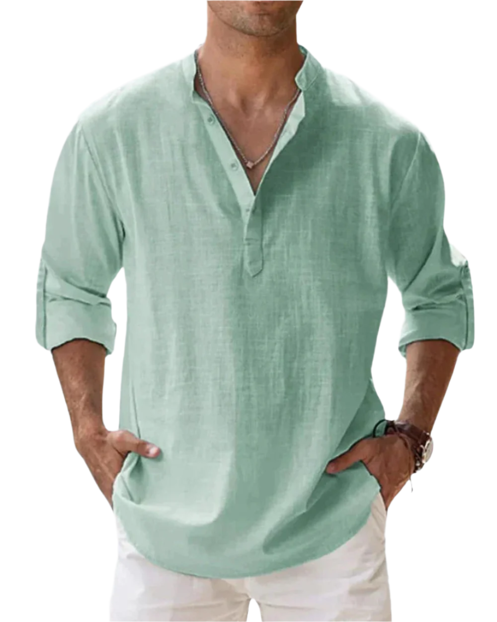 Men's Fitted Cotton Shirt - Stretch | Fiorenzo