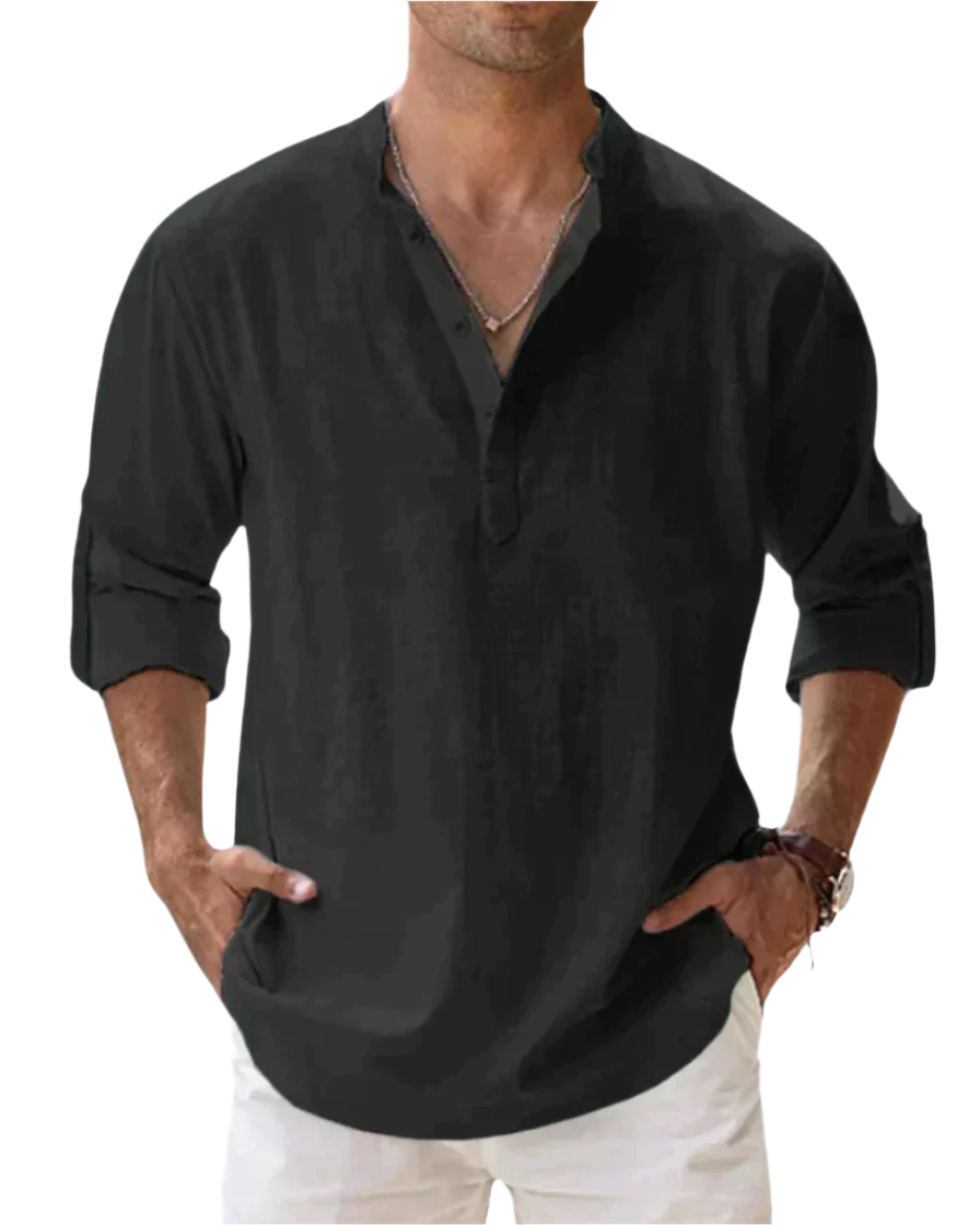 Men's Fitted Cotton Shirt - Stretch | Fiorenzo
