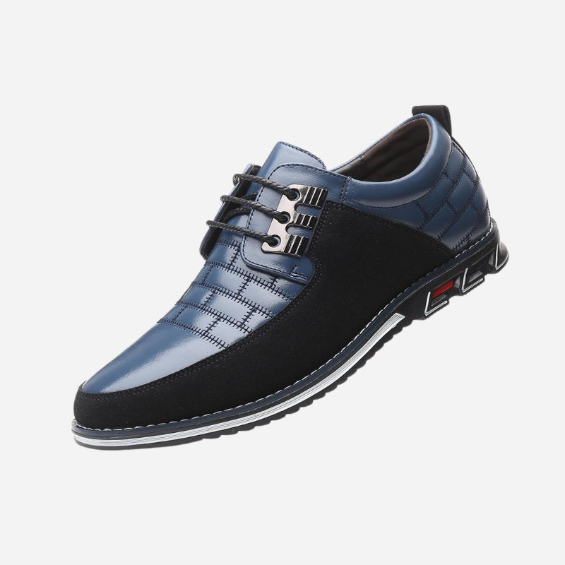 Men's Leather Shoes - Perforated