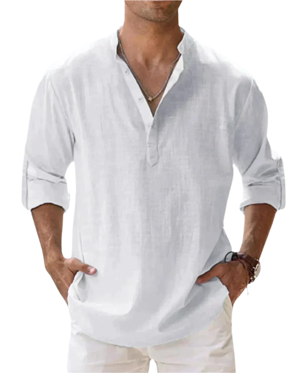 Men's Fitted Cotton Shirt - Stretch | Fiorenzo