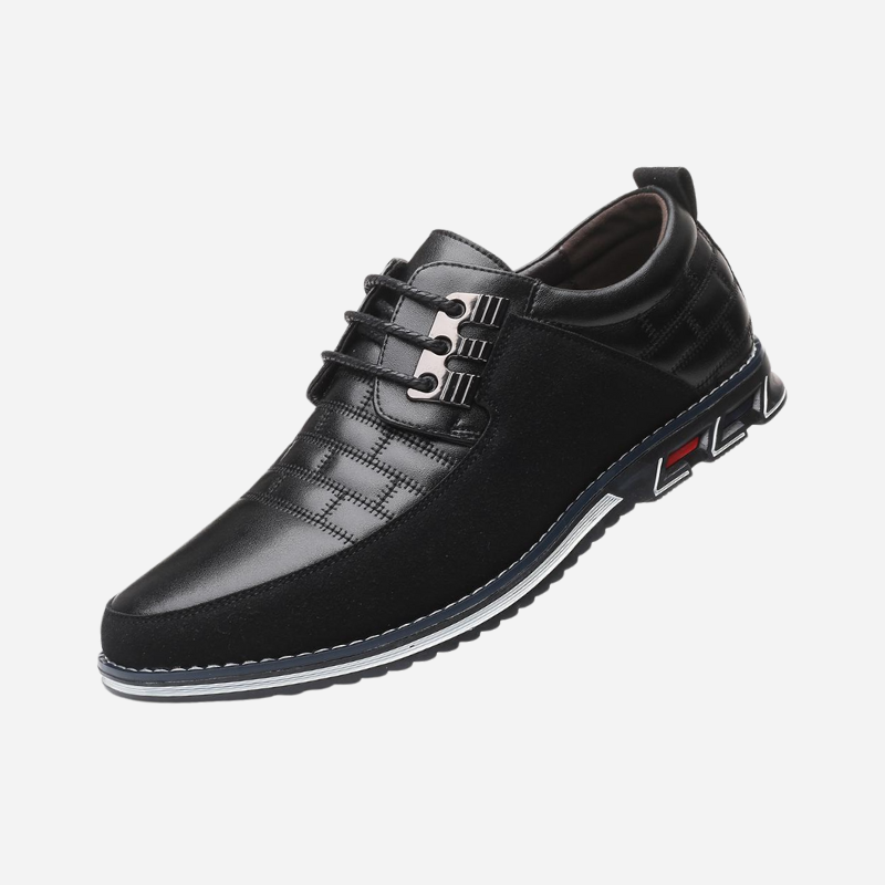 Men's Leather Shoes - Perforated