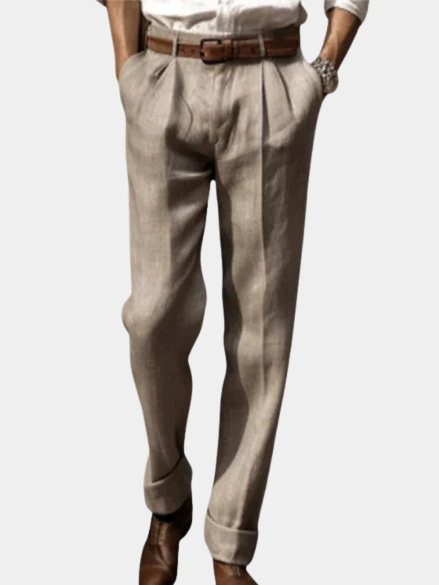 Men's Cotton-Linen Blend Pants