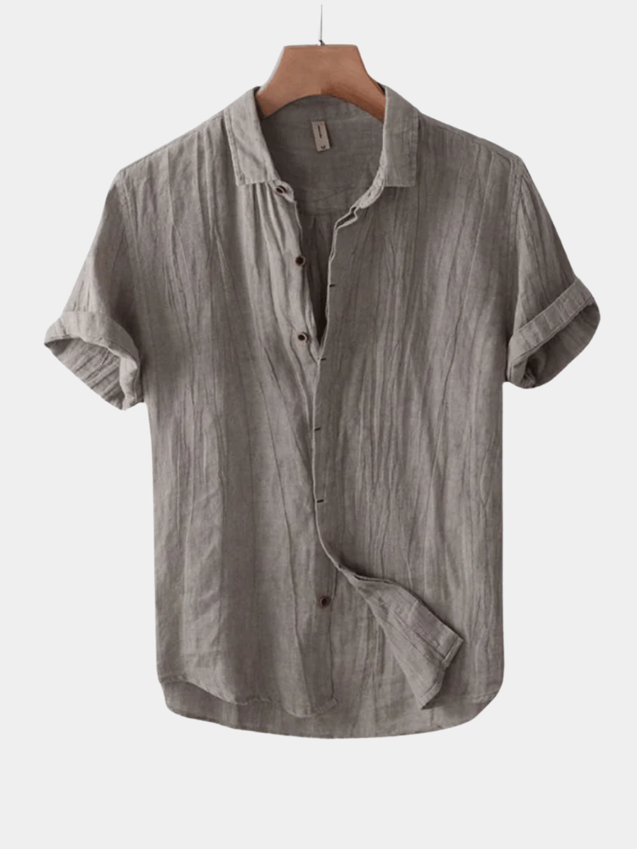Men's Fitted Linen Shirt