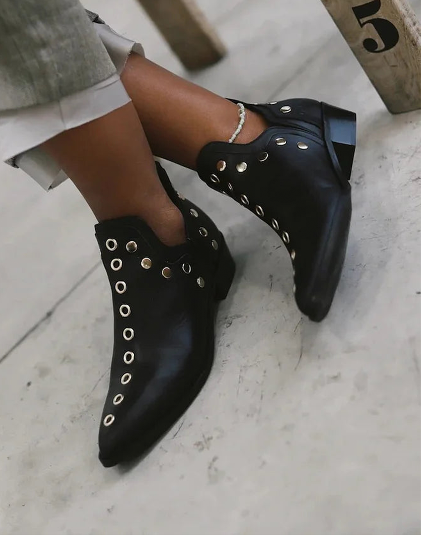 Aela™ | Studded Pointed Boots