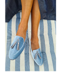 Vyla™ | Silver Tassel Slippers