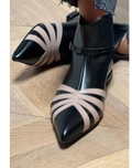 Veya™ | Pointed Geometric Ankle Boot