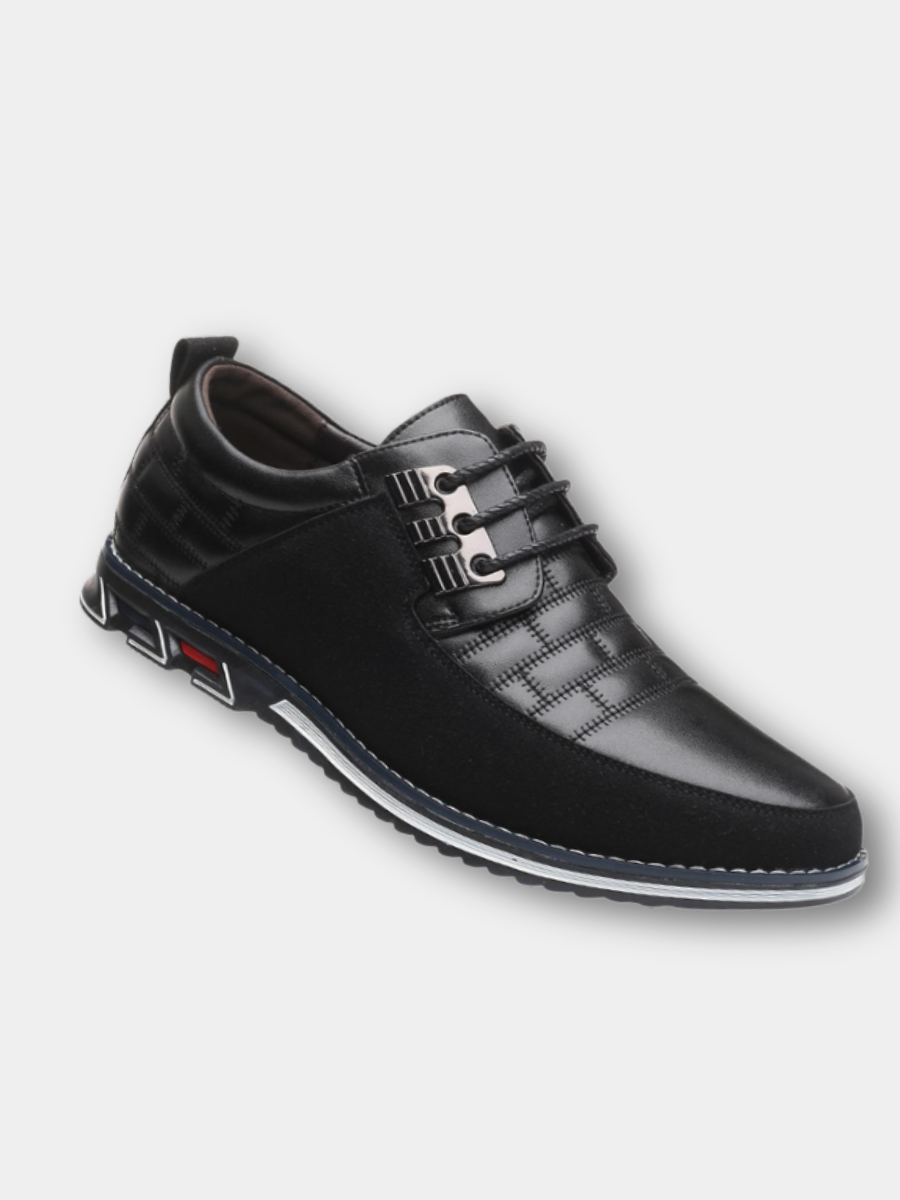 Men's Leather Shoes - Perforated