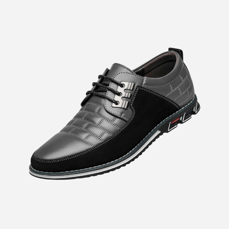 Men's Leather Shoes - Perforated