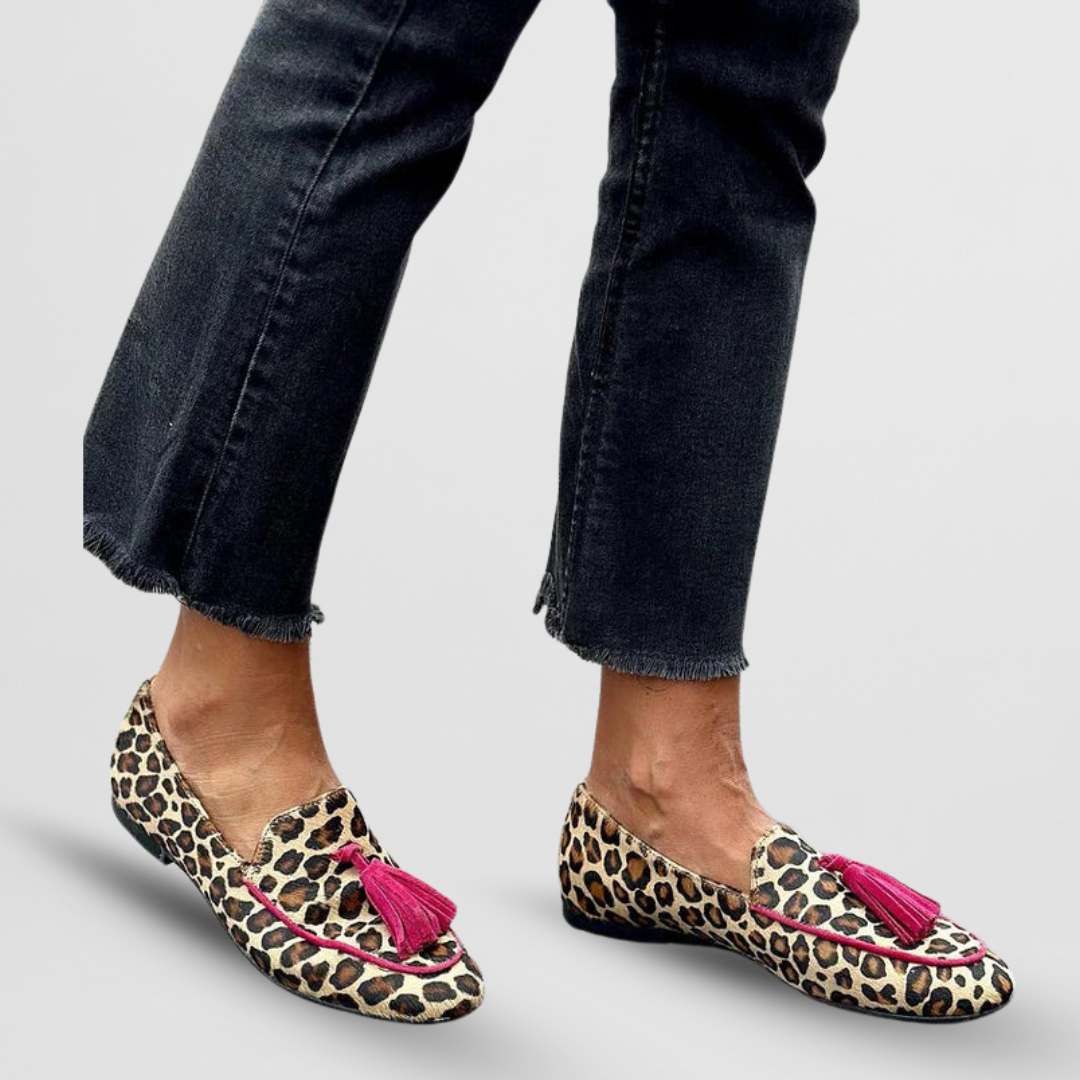 Myra™ | Slippers with Fringe Details