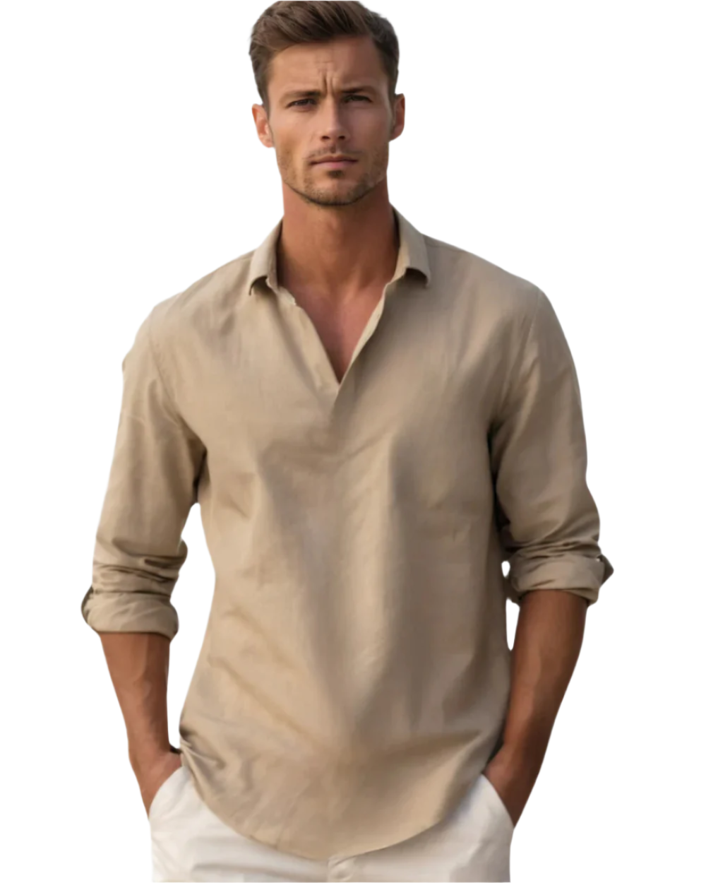 Men's Fitted Cotton Shirt - Stretch | Fiorenzo