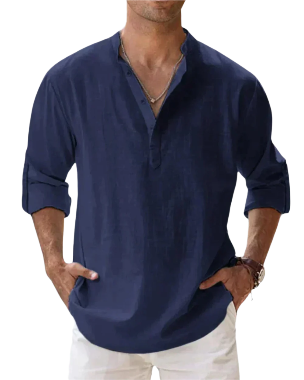 Men's Fitted Cotton Shirt - Stretch | Fiorenzo