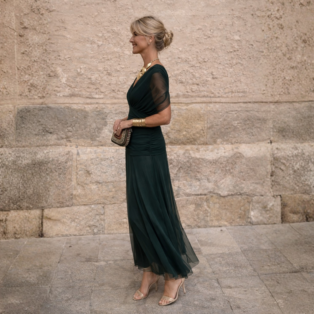 Mikaela - Off-Shoulder Maxi Dress