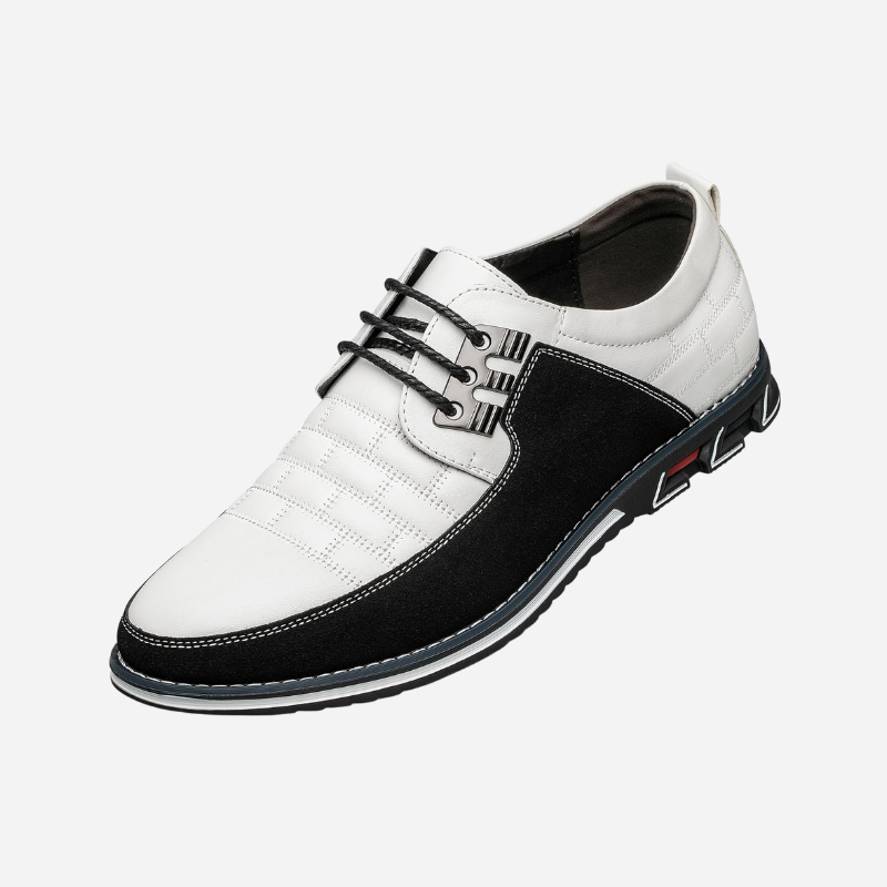 Men's Leather Shoes - Perforated