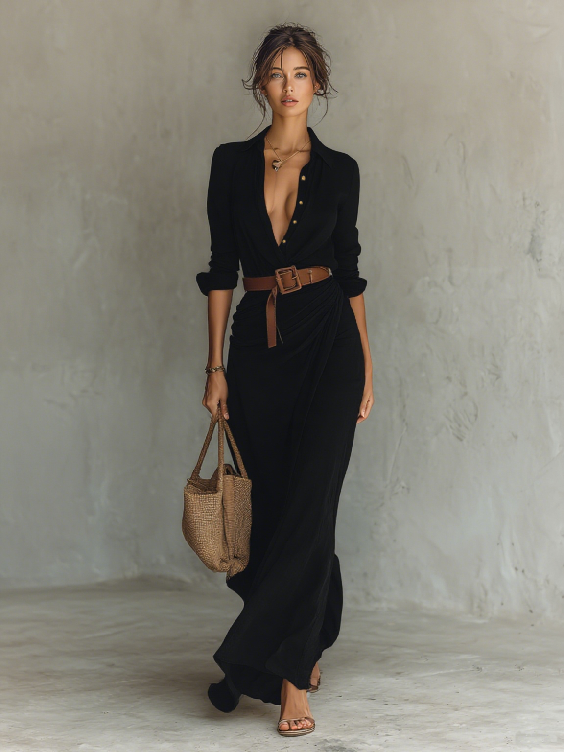 Aphrodite Silken Maxi Dress