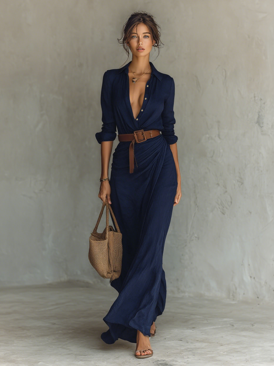 Aphrodite Silken Maxi Dress