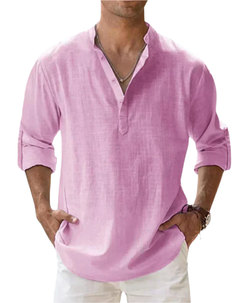 Men's Fitted Cotton Shirt - Stretch | Fiorenzo