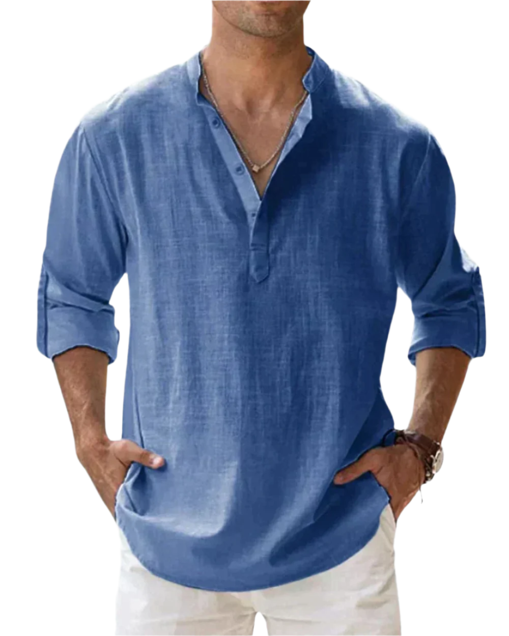 Men's Fitted Cotton Shirt - Stretch | Fiorenzo