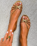 Sandra - Golden Summer Elegance Sandals