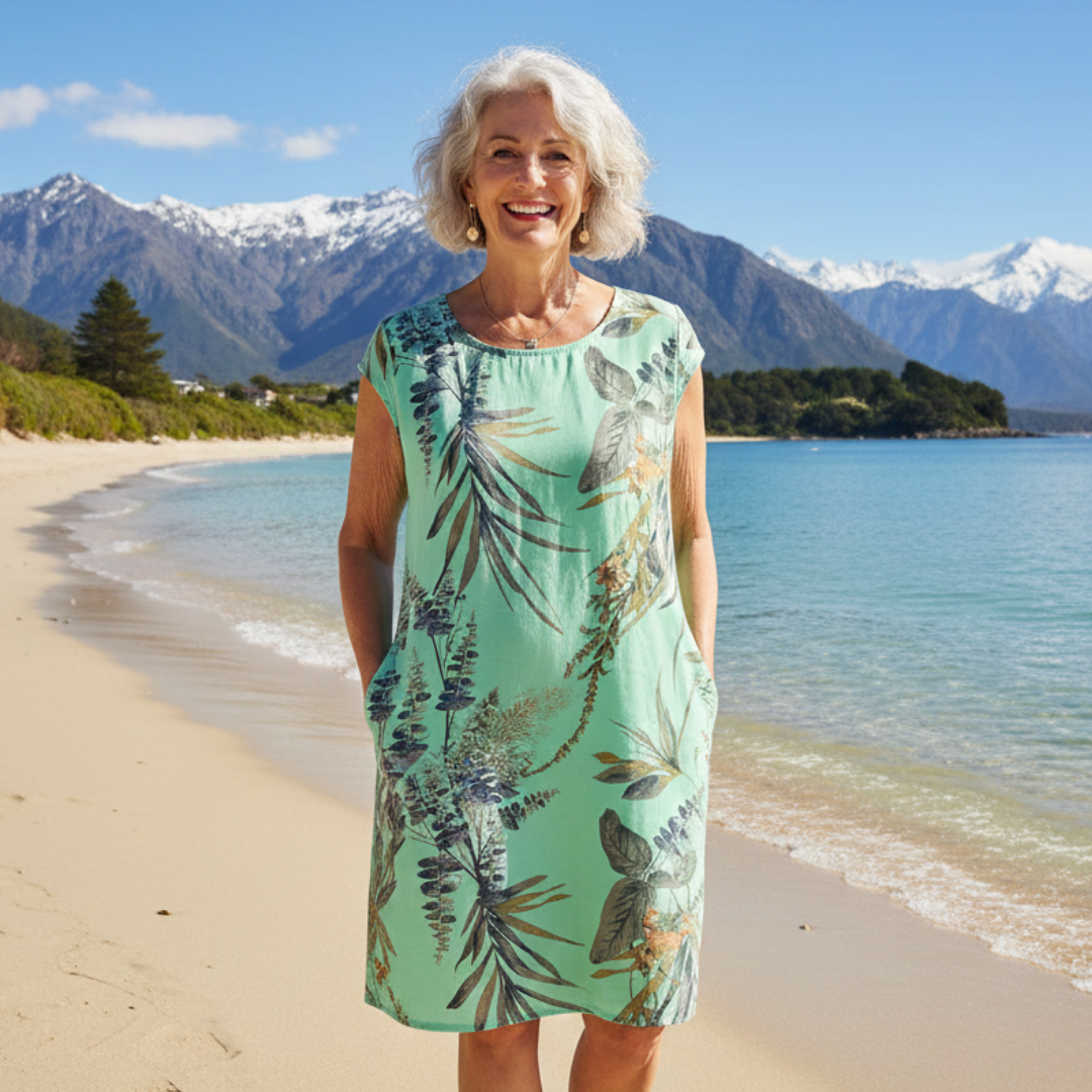 Sunniva Canvas Charm Dress - Effortless Everyday Style