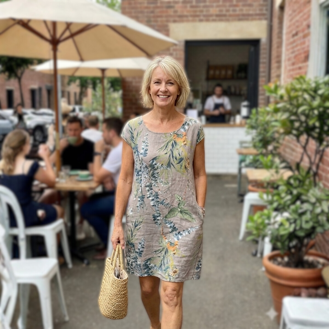 Sunniva Canvas Charm Dress - Effortless Everyday Style