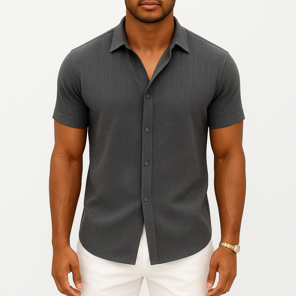 Men's Slim Fit Linen Shirt - Lightweight | Pierre