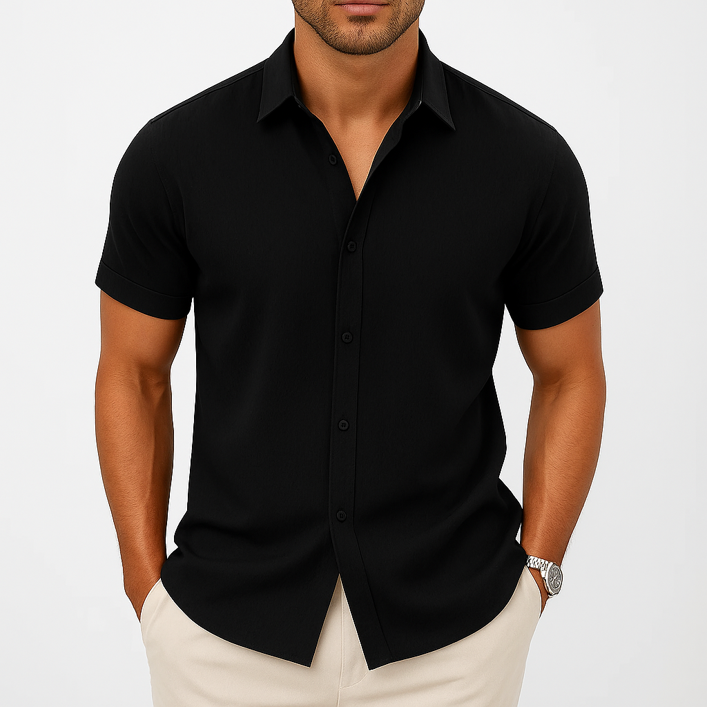Men's Slim Fit Linen Shirt - Lightweight | Pierre