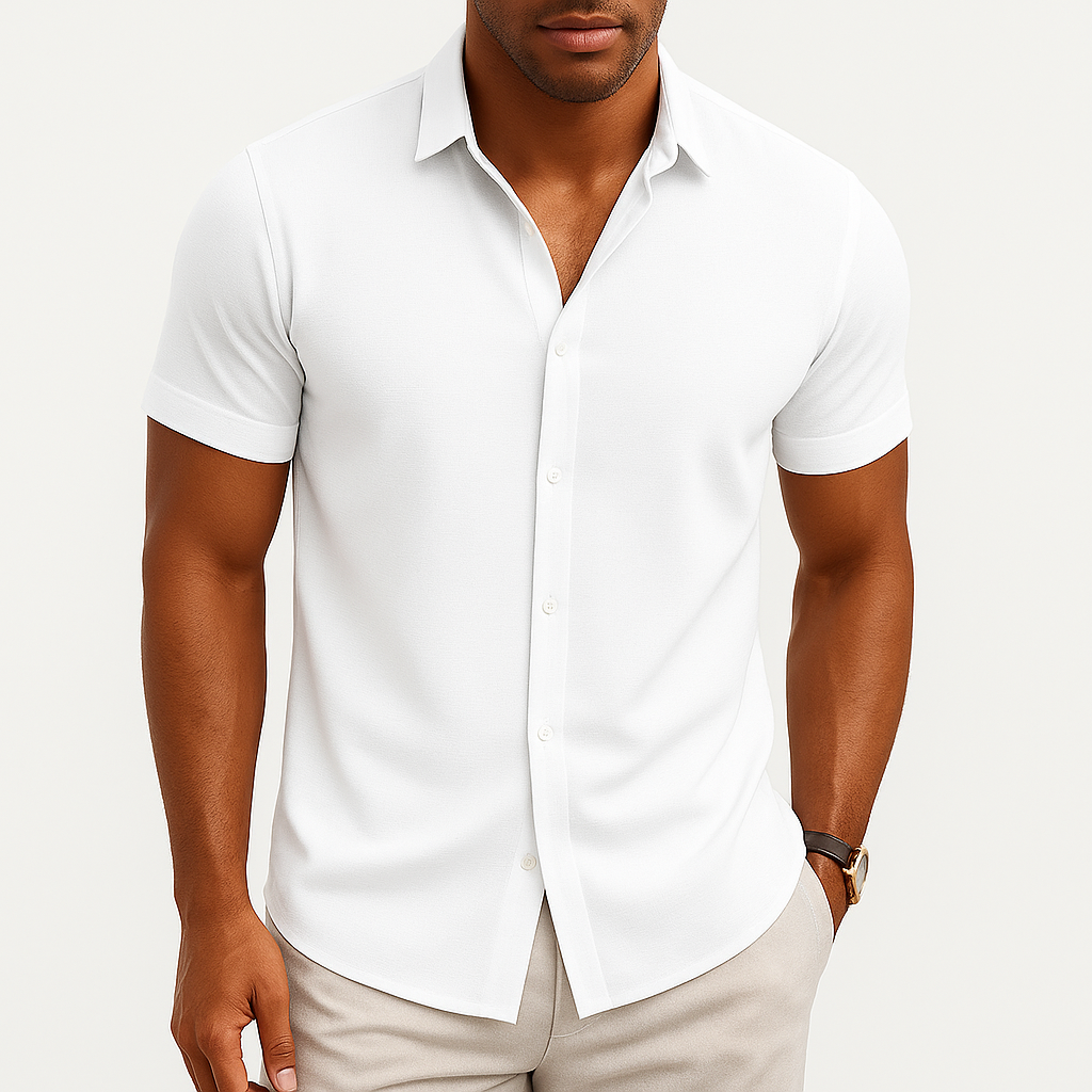 Men's Slim Fit Linen Shirt - Lightweight | Pierre