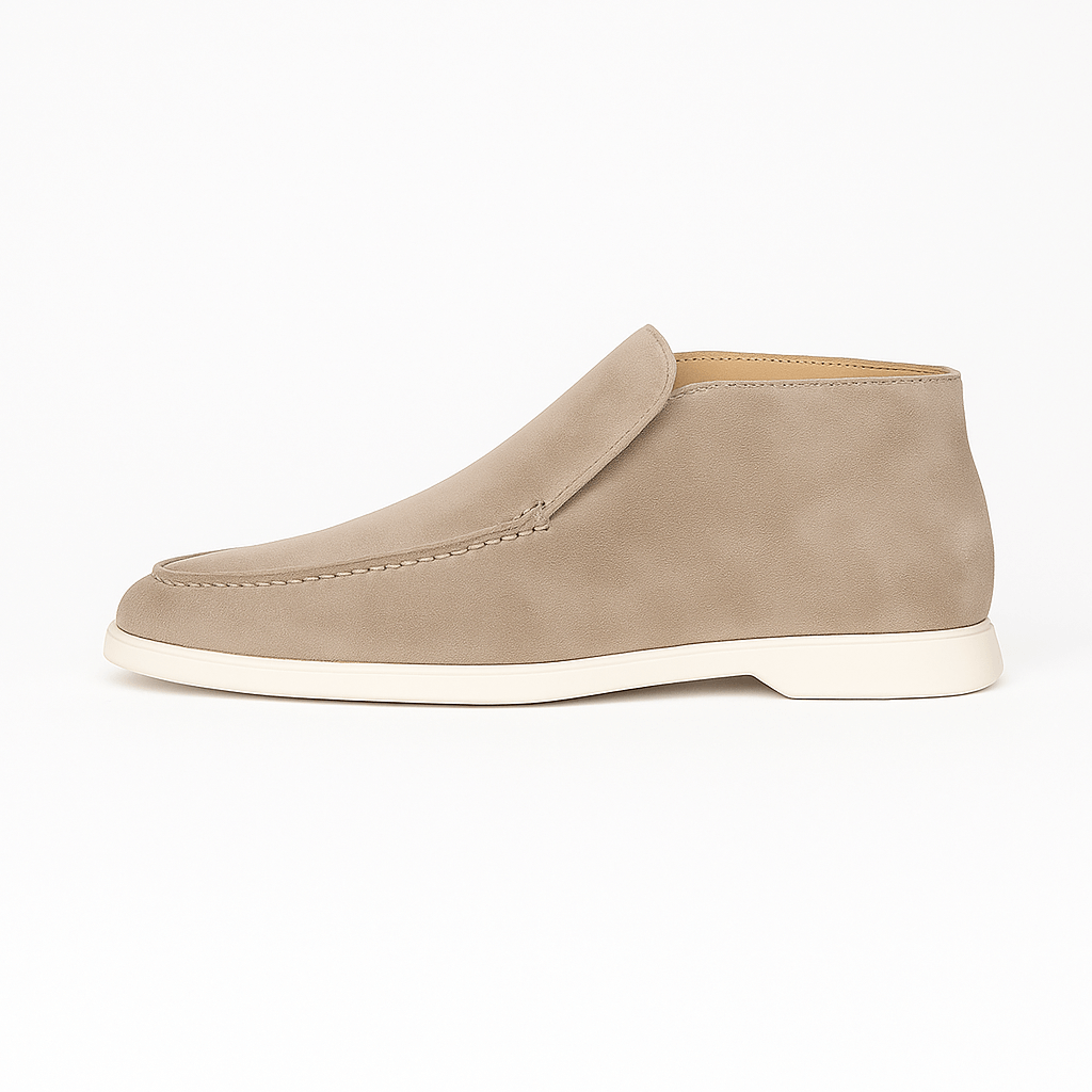 Men's Suede Loafers - Slip-On