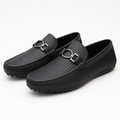 Men's Leather Loafers - Slip-On, Lightweight