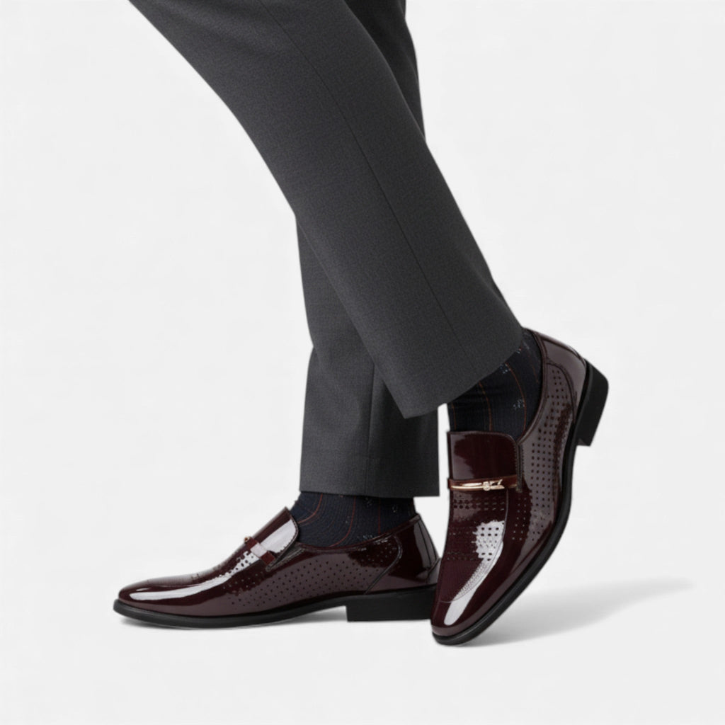 Men's Leather Loafers - Slip-On