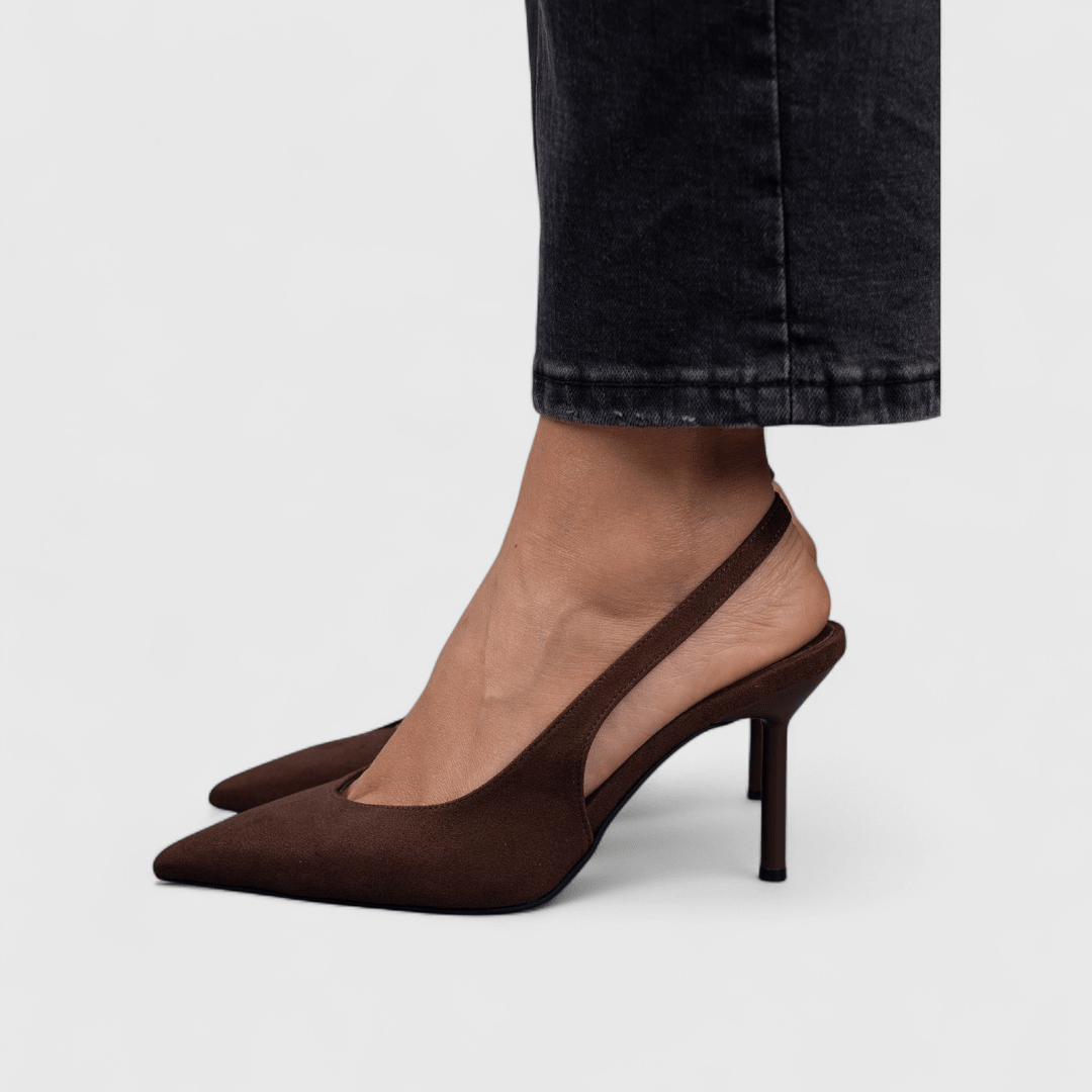 Corvelle | Heeled Pumps for Women Casual Comfort - Silk