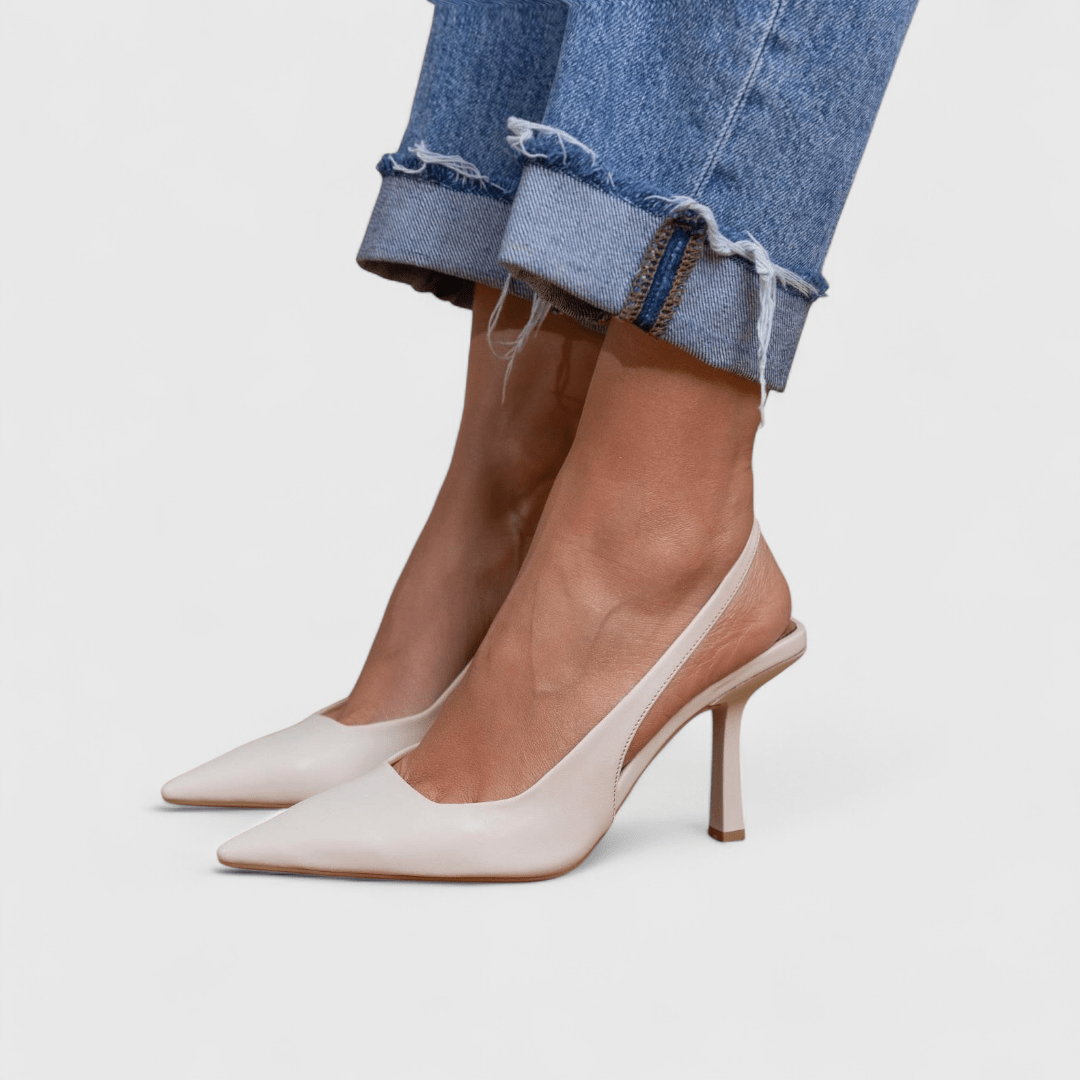 Corvelle | Heeled Pumps for Women Casual Comfort - Silk