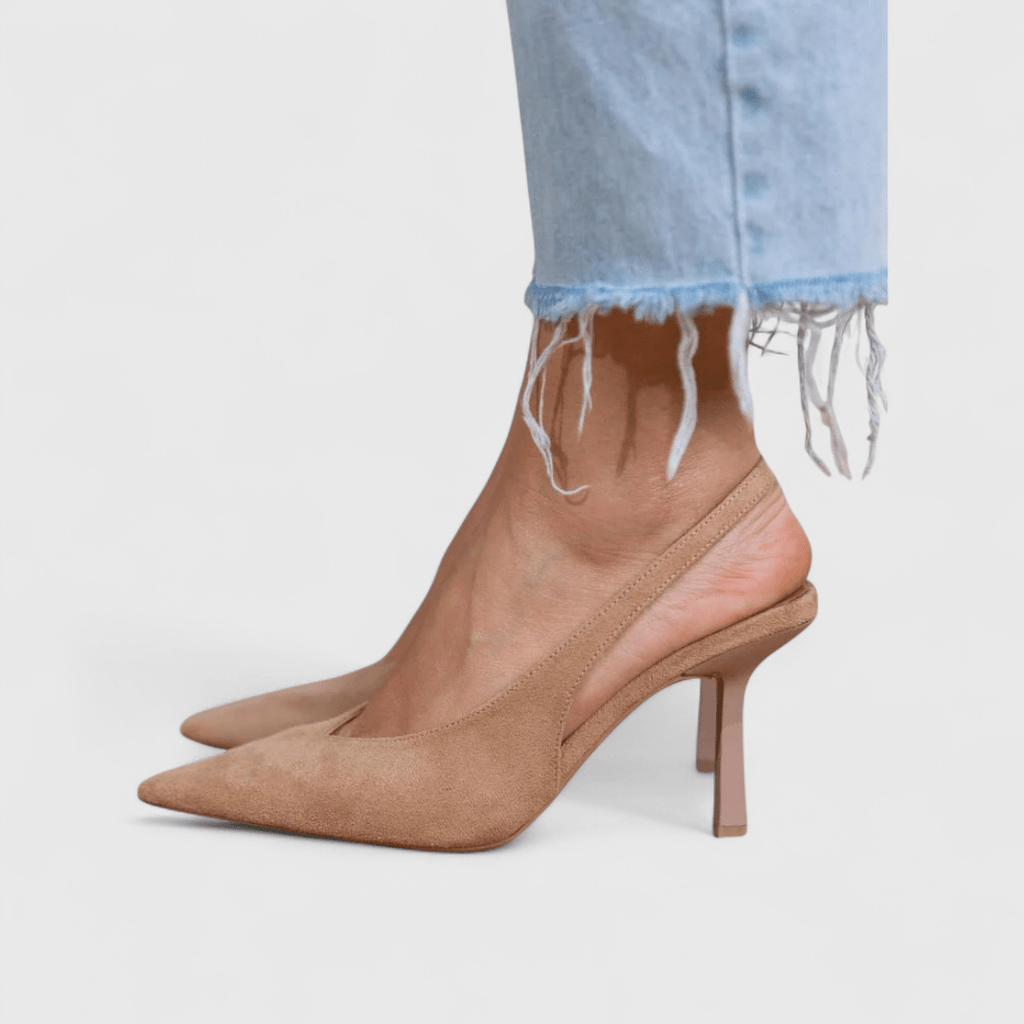 Corvelle | Heeled Pumps for Women Casual Comfort - Silk