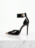 Metal Toe Stiletto Heel