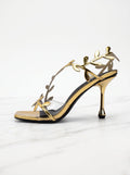Gold Leaf Stiletto Heel