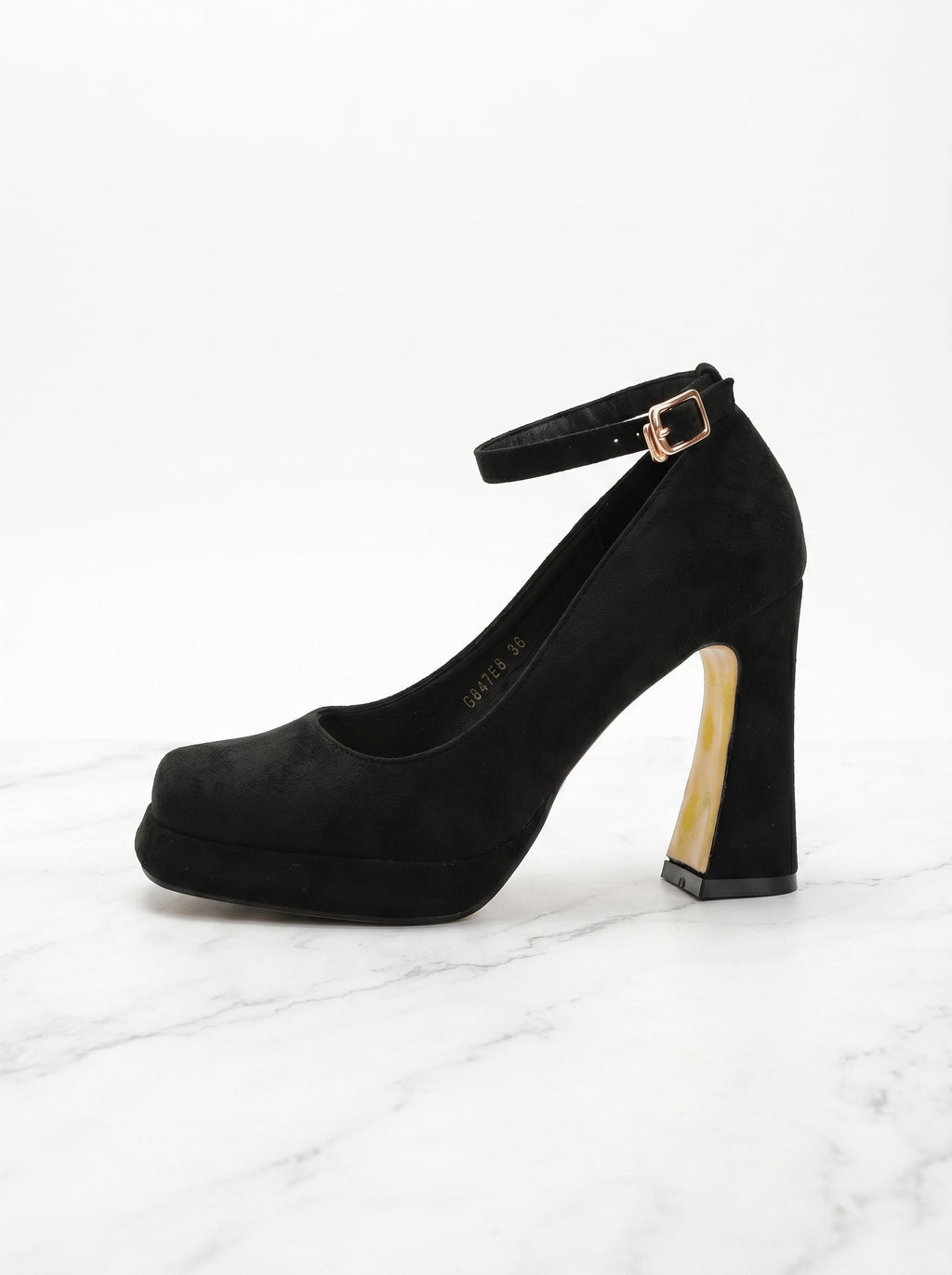 Square Toe Platform Heel