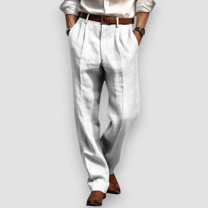 Men's Cotton-Linen Blend Pants