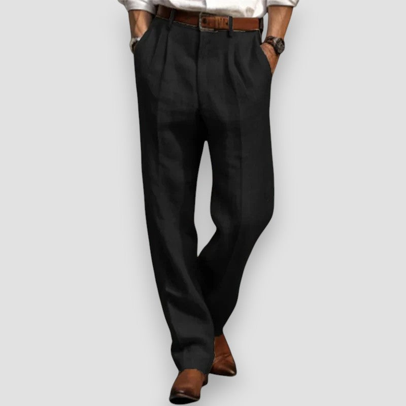 Men's Cotton-Linen Blend Pants