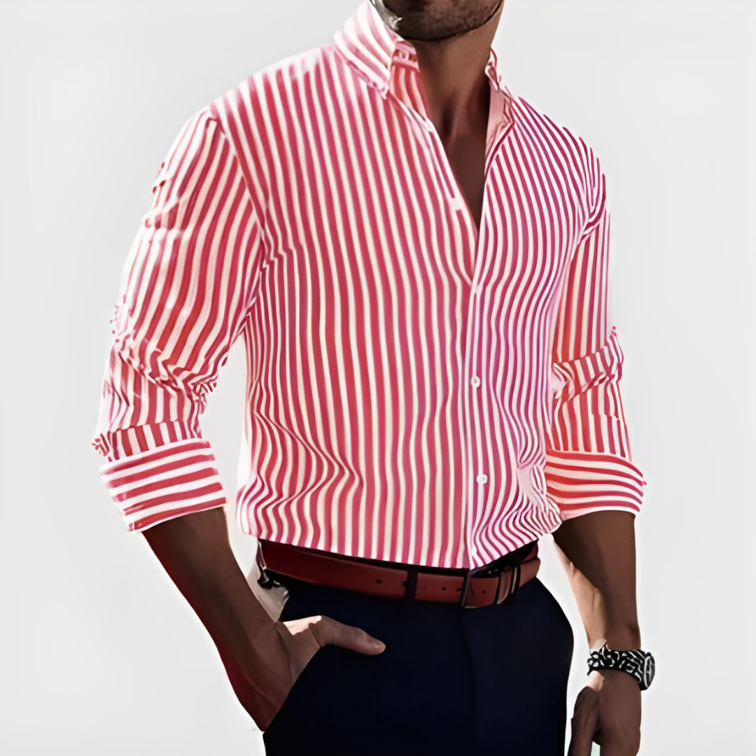 Men's Slim Fit Shirt - Striped