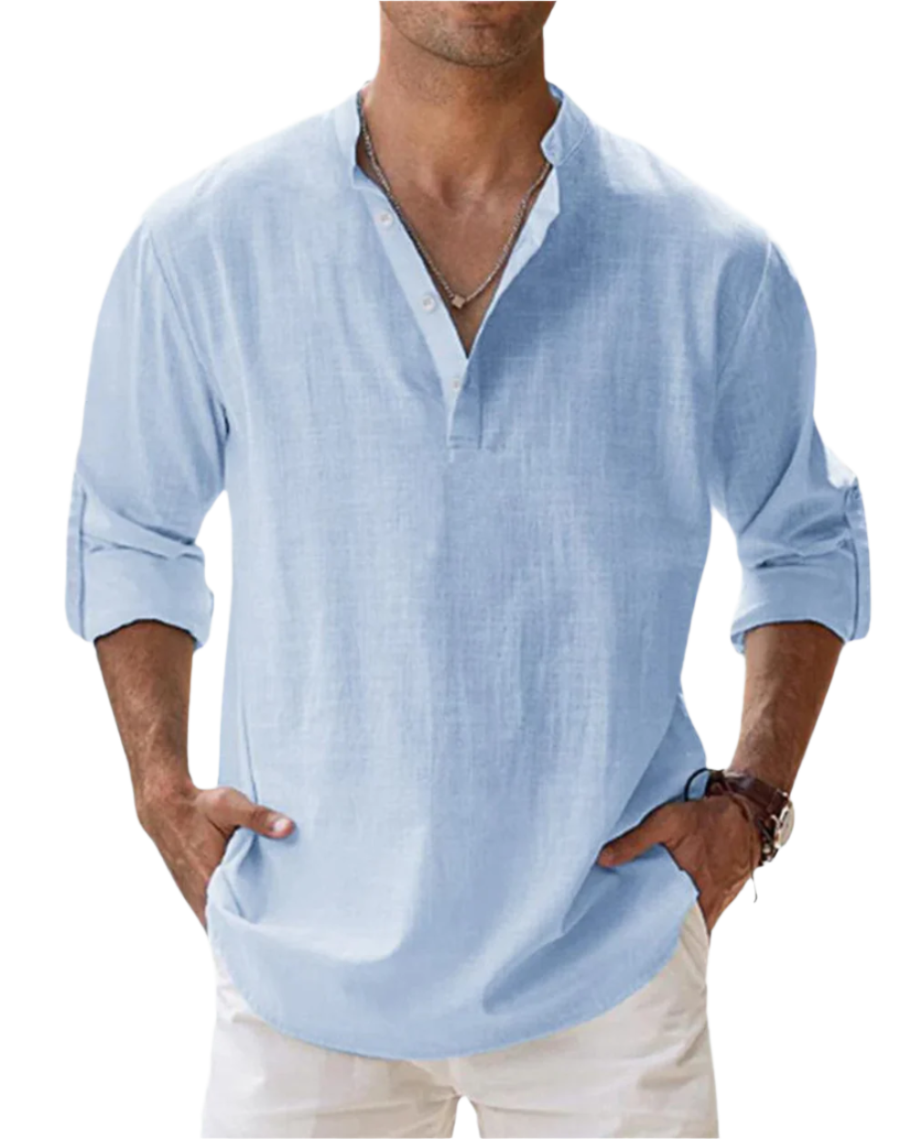 Men's Fitted Cotton Shirt - Stretch | Fiorenzo