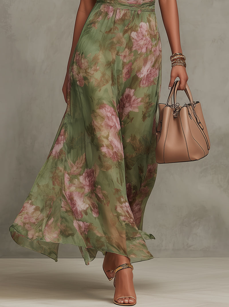 Isolde - Flowing Halter Dress