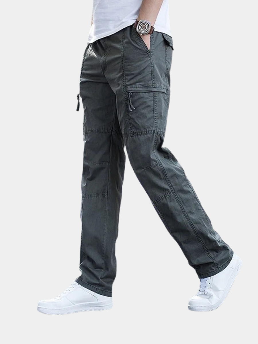 Men's Cotton Cargo Pants - Stretch