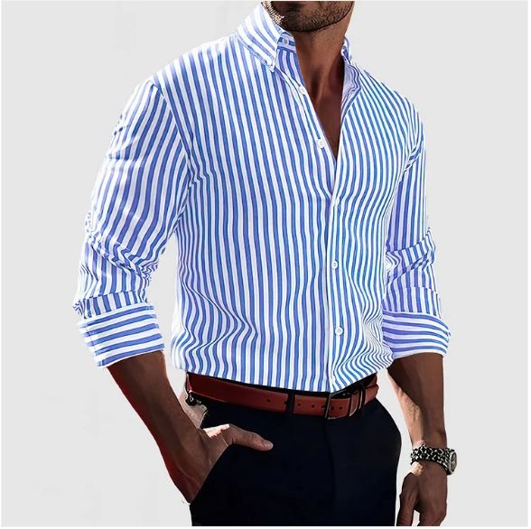 Men's Slim Fit Shirt - Striped