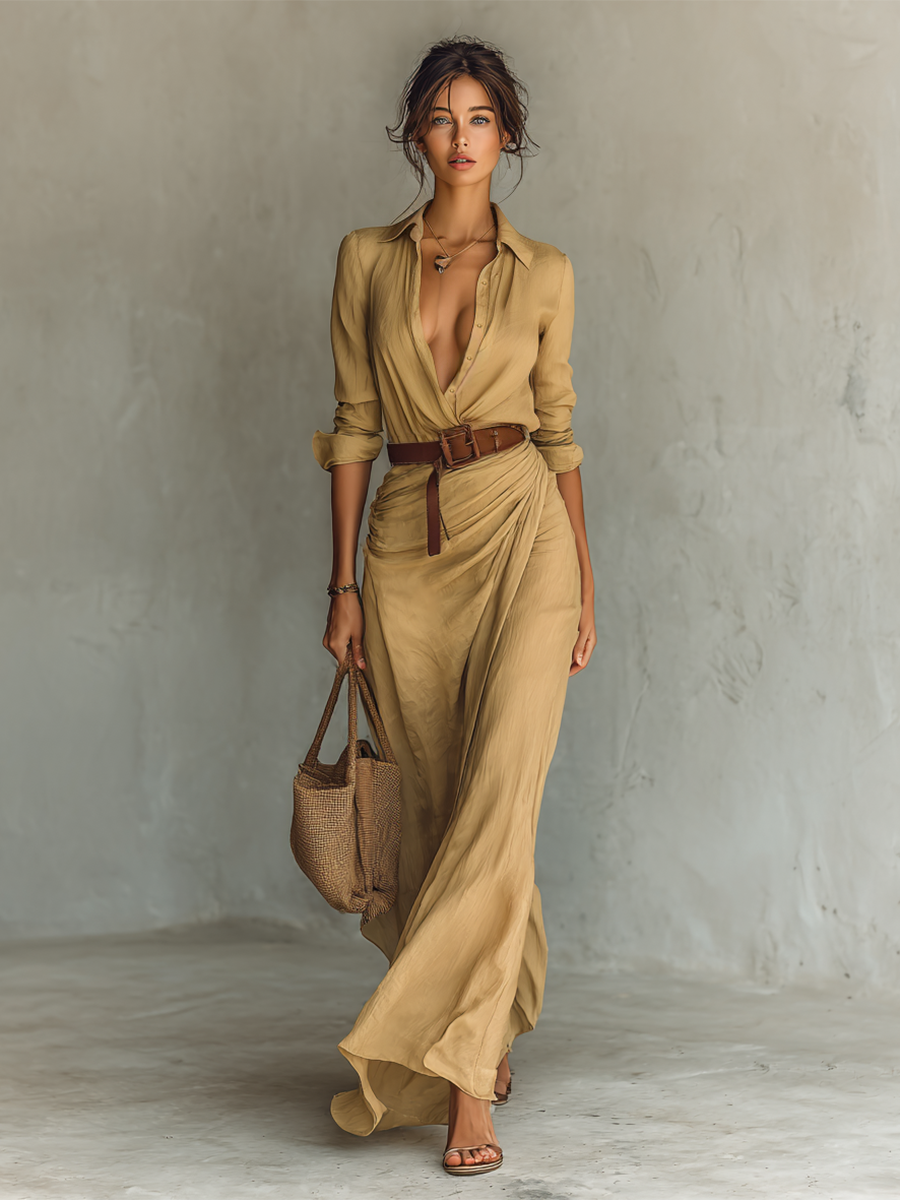 Aphrodite Silken Maxi Dress