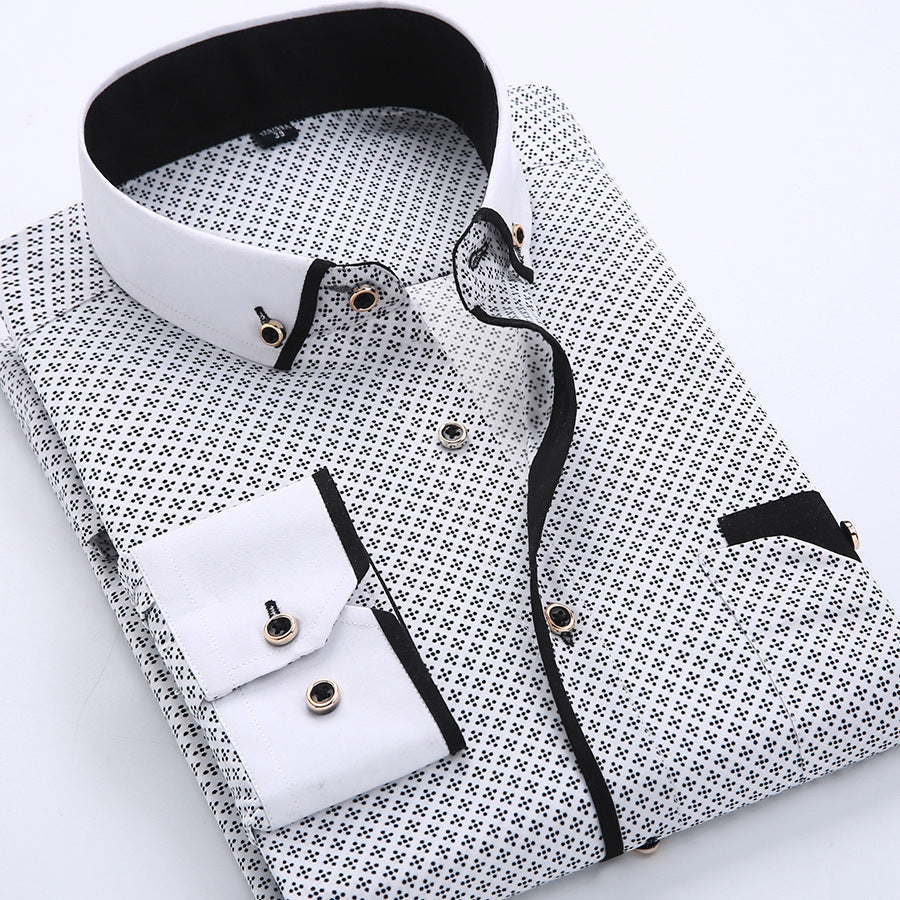 Men's Classic Fit Shirt - Wrinkle Resistant, Lightweight