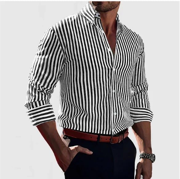 Men's Slim Fit Shirt - Striped
