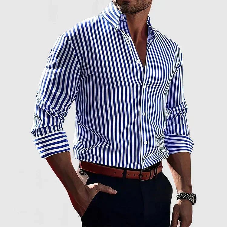 Men's Slim Fit Shirt - Striped